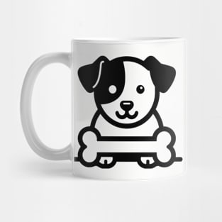 Dog with Bone Mug